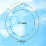 Stainless Steel Interlocking Circle Pendant Necklaces Women Christmas