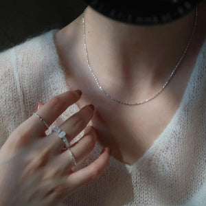 925 Silver Chocker Necklace Wedding Jewelry