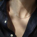 925 Silver Chocker Necklace Wedding Jewelry
