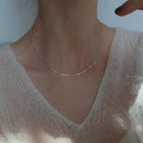 925 Silver Chocker Necklace Wedding Jewelry