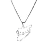 Syria Pendant Necklace Chain Jewelry Christmas Party Ornament