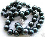 10mm Shell Pearl Necklace Round Beads Women Girl Gift Jewelry 18inch
