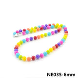 Rainbow Candy Shell Pearl Necklace Romantic Girl Clavicle Chain Gift