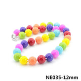 Rainbow Candy Shell Pearl Necklace Romantic Girl Clavicle Chain Gift