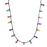 Mini Flashing Light-up Christmas Necklace 8 LED NIN668
