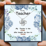 Teacher Necklace for School Student Girl - Daughter Heart Pendant Jewelry