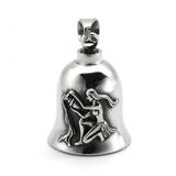 12 Constellations Bell Pendant Stainless Steel Charm Horoscope Motorcycle Biker