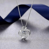 Daughter Crystal Heart Pendant Necklace from Dad