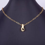 Hamsa Hand Zircon Necklace Women Pendant Chain Jewelry Gift
