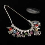 Stranger Christmas Lights Charm Necklace - Lobster Clasp Bulb Pendant