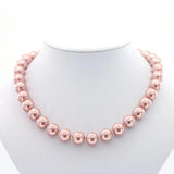 12mm Shell Pearl Beads Necklace Magnet Clasp Christmas Gift AAA