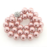 12mm Shell Pearl Beads Necklace Magnet Clasp Christmas Gift AAA