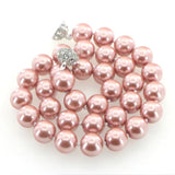 12mm Shell Pearl Beads Necklace Magnet Clasp Christmas Gift AAA