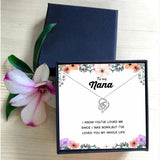 Heart Pendant Necklace Grandma Gift for Christmas