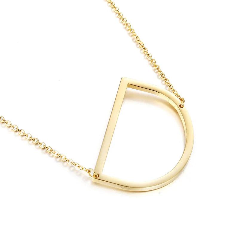 Letter Pendant Necklace for Women Christmas Party Charms Choker