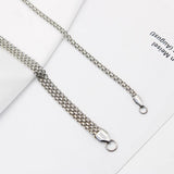 Stainless Steel 3mm6mm Mesh Shape Silver DIY Collars Choker