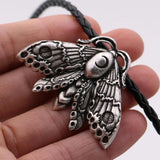 Moths Necklace Butterfly Pendant Moon Rune Women Necklace