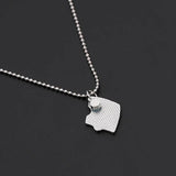 BFF Necklaces broken heart Necklace for 3 friends