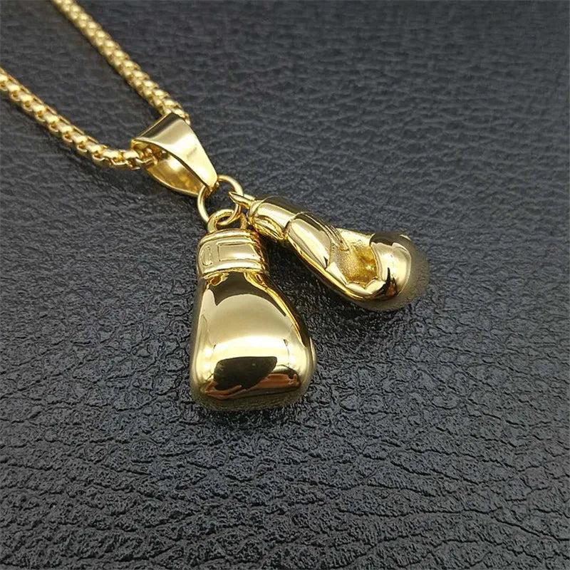 Hip Hop Pair Boxing Glove Pendants For Men