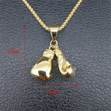Hip Hop Pair Boxing Glove Pendants For Men