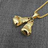 Hip Hop Pair Boxing Glove Pendants For Men