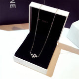 Star CZ Pendant Necklace Bridal Wedding Jewelry CCN709