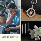 Stylish Navigation Compass Necklace for Men Women
