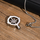 Stylish Navigation Compass Necklace for Men Women