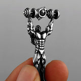 Vintage Hip Hop Biker Pendant Necklace