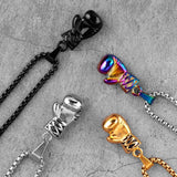 Boxing Gloves Boxer Men Necklaces Pendants Chain Punk for Boyfriend