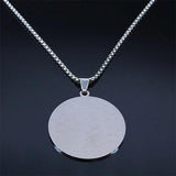 Luck Irish Celtic Knot Pendant Necklace Stainless Steel Amulet Necklaces