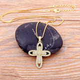Classic Cross Choker Pendant Necklace for Women