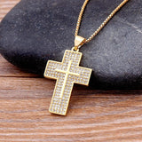 Classic Cross Choker Pendant Necklace for Women