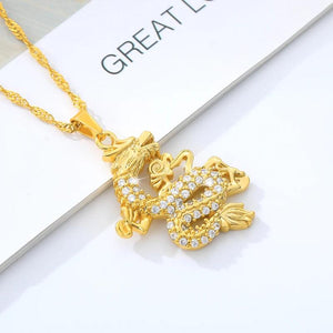 Multicolor Retro Love Heart Necklaces Stainless Steel Chain