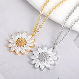 Multicolor Retro Love Heart Necklaces Stainless Steel Chain