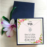 Crystal Heart Pendant Necklace Wedding Christmas