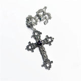 Gothic Cross Necklace for Women Halloween Christmas Years Gothic