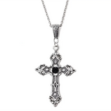 Gothic Cross Necklace for Women Halloween Christmas Years Gothic