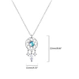 Dream Catcher Charm Pendants Clavicle Chain Necklace