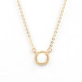 Vintage Geometric Candy AB Hexagon Pendant Necklace Christmas