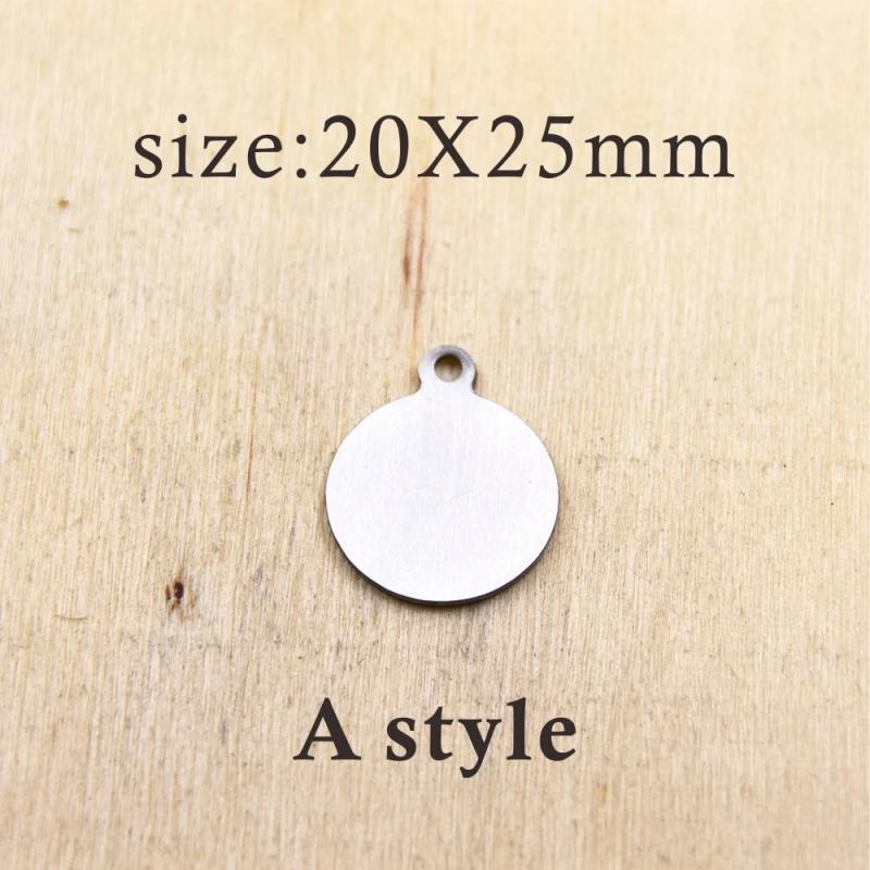 10pcs Christmas Stainless Steel Charms - Custom DIY Pendant