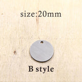 10pcs Christmas Stainless Steel Charms - Custom DIY Pendant