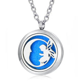 Christmas Jewelry Silver Magnetic Locket Aromatherapy Diffuser