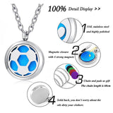 Christmas Jewelry Silver Magnetic Locket Aromatherapy Diffuser