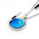 Christmas Jewelry Silver Magnetic Locket Aromatherapy Diffuser