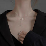925 Silver Star Choker Drop Necklaces Wedding Party Birthday Jewelry Gift