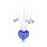 Retro Heart Dolphin Shell Pendant Necklace For Women