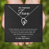 Heart Crystal Necklace for Women Christmas Birthday Gift