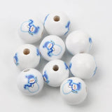 10/20/30Pcs 15MM Wooden Beads DIY Custom Christmas Decoration