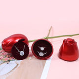 Zircon Necklace With Rose For Women Girlfriend